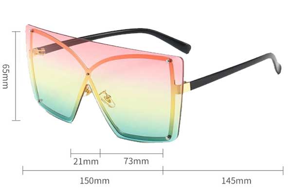 Rimless Caribean Sun Sunglasses Avaná Beauty