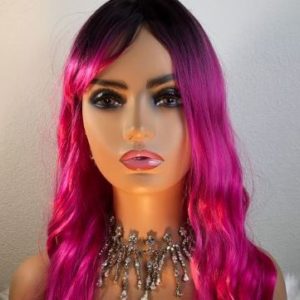 Ariel Synthetic Hair Wig Pink Avana Beauty