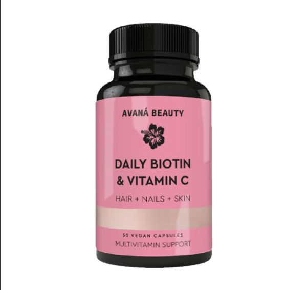 Daily Biotin Mult-Vitamin for Hair Skin Nails Hair Vitamin Avana Beauty